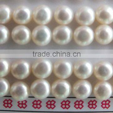 Bulk AAA 5.0-5.5mm white earring pearl beads! 80pairs!