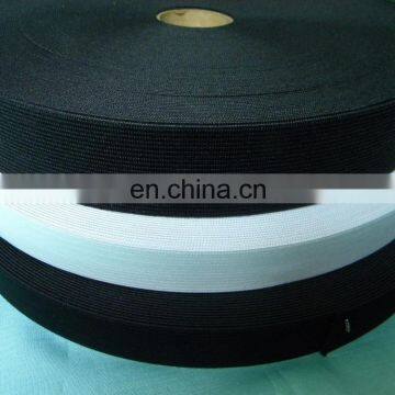 Factory Supply White and Black Color Knit Elastic Band