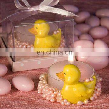 Newest yellow duck tealight holder Favors Baby party gifts and favors