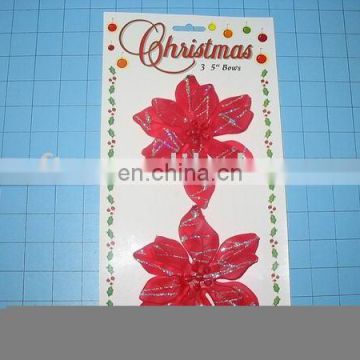 christmas decoration,christmas plastic flower