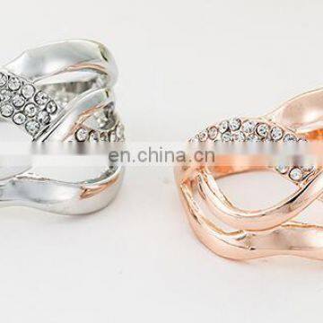 White Gold Plated Rings Women Wedding Engagement Rings Fashion CZ Diamond Vintage Jewelry photo-5