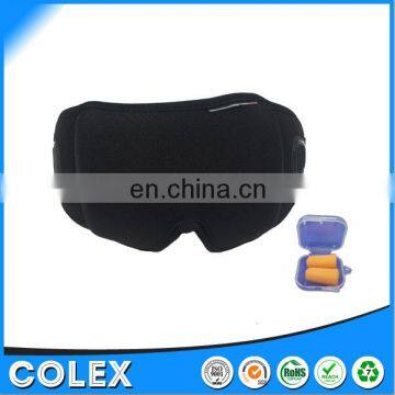 Sleep Mask 3D Contoured and Extremely Comfortable Nylon Eye Mask Perfect for Travel Meditation Shift Workers With Ear Plugs photo-5