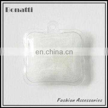 custom logo clothing pvc down feather label