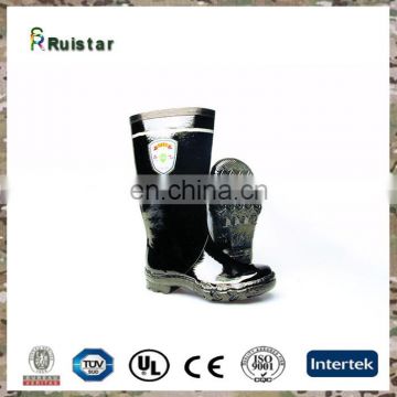 Anti-slip rubber safety boots wholesale