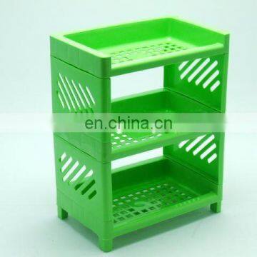 New arrival 3-layer plastic storage rack