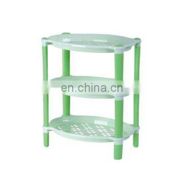 Good quality plastic rectangle storage shelf