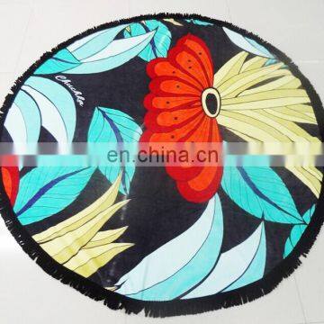 Factory audit round towel beach