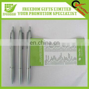 High Quality Logo Printed Pull Out Banner Pen