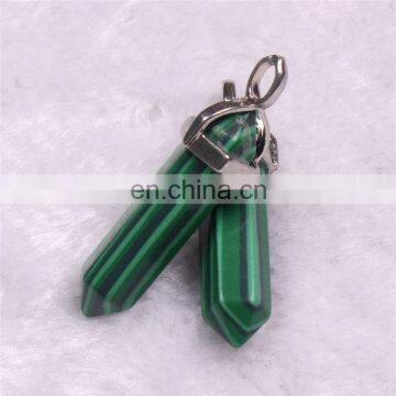 Stone Jewelry Bullet Shape Natural Crystal Point Quartz Pendant For Necklace photo-4