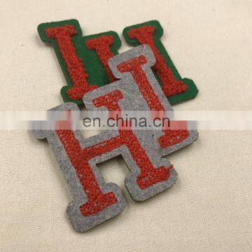 LOW MOQ Towel Patches for Jacket Custom Iron on Embroidery Towel Patch photo-2