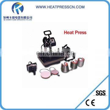 8 in 1 combo heat transfer machine ( mugs,plates,caps,t-shirt)