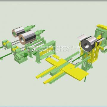 Industrial Automatic Coil Packing Line For Non Ferrous Metal Factories photo-3
