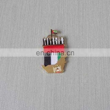 personalized UAE maple shape and seven sheikh UAE National Day Celebration gift badge