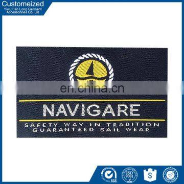 fancy custom woven labels tags for clothing