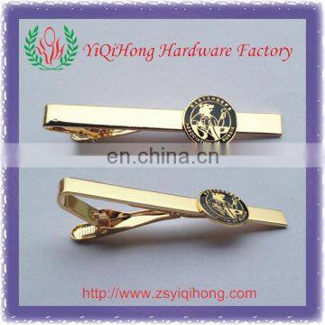 Gold metal tie clip