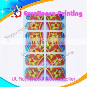 hot sale self adhesive populer 3d nail seal stickers