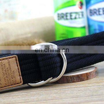 BT0635 Fashion Double D-ring Jeans Belt Fabric Canvas Belt for Men photo-4