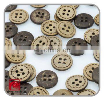 4 holes coconut shell button,coconut shirt button for children's clothing