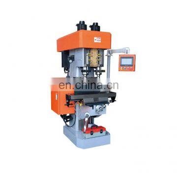 Plumbing Fittings Car Parts Double Spindle High Frequency Drilling and Tapping Machine photo-2