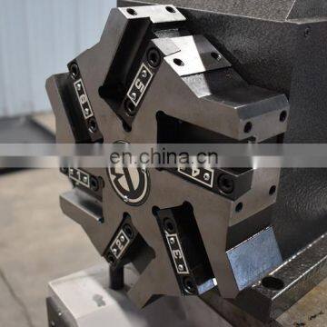 Swiss Torno Flat Bed Cnc Lathe Machine With 4-Station Tool Turret photo-3