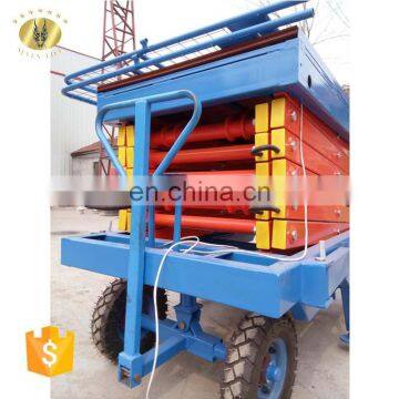 7LSJY Shandong SevenLift mobile hydraulic small scissor lift scaffolding for painting