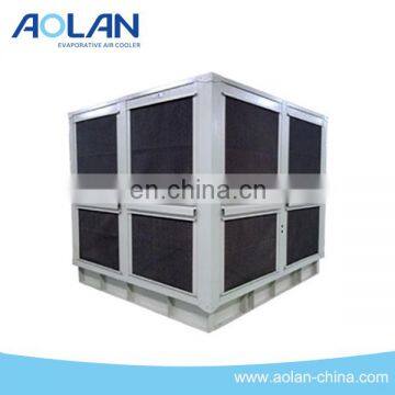 Evaporative roof air conditioner for cooling