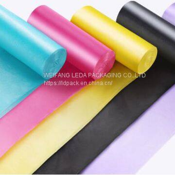 HDPE star seal t-shirt garbage bag on roll