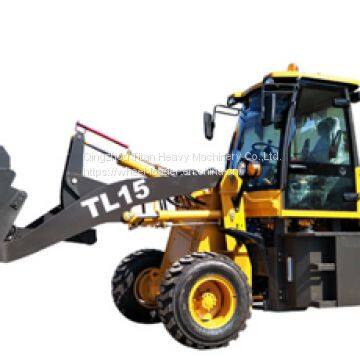 CE China Wheel Loader Manufacturer 1.5ton 1500kg Wheel Loader Front End Mini Loader European Market