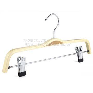 Angie hot selling wooden pants hangers