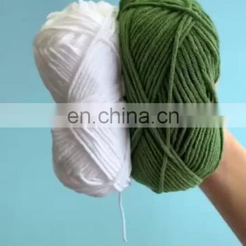 2019 new style knitting cotton yarn price for crochet yarn