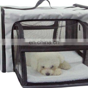 Waterproof Pet Dog Travel Cage With Roll Up Window Waterproof Pet Carrier for Dog Cage