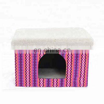 Hot Sale Winter Collapsible Pet Bed Portable Indoor Pet House Bed