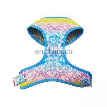 Pet harness vest laser transfer printing breathable and soft harness vest