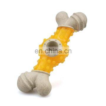 2020 pet toys favourable price straw material dog bone toy  interactive toy for dog chewing