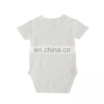 Summer Short Sleeve v Neck Organic Cotton Newborn Baby Romper Suit photo-2