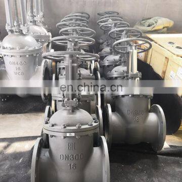 WCB GOST Carbon Steel PN16 PN25 PN40 DN100 DN200 Gate Valve With Flange