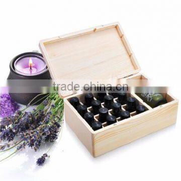 Accept oem natural color solid wooden essential oil box,packaging boxes