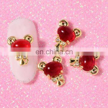 Hot Sale Nail Art Decoration Stickers Rhinestone 3d Accessories Animal Shape Rhinestone