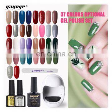 2021 hot and new Nail File Art Art Decoration Set Gel Nail Polish Starter Kit