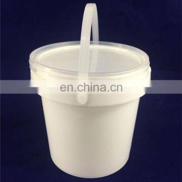 Custom plastic food container plastic bucket 1 liter for ice cream