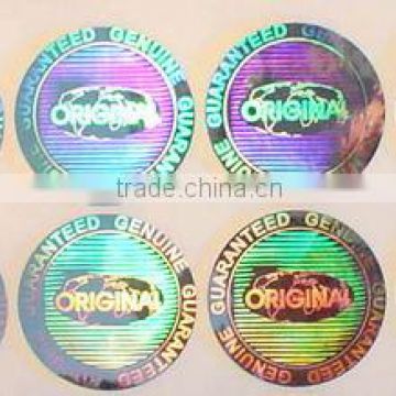 Newest sale custom cap 3d hologram sticker