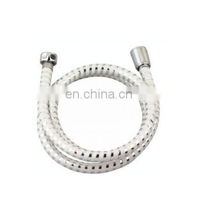 White PVC Bathtub Shower Flexible Hose connection Pipe with REACH certificate