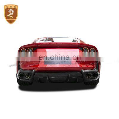 Dry Carbon Fiber Rear Lip Spoilers Diffuser Car Part Accessories For Ferra-ri 812 Body Bumper Kits