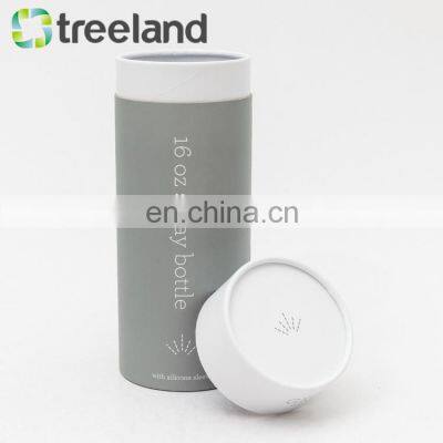Rigid Round Box 3 Piece Telescopic Paper Tube T-shirt Packaging photo-3