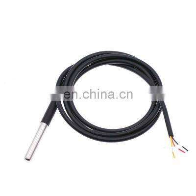 DS18B20 Stainless Steel Package 1 Meters Waterproof DS18b20 Temperature Probe Temperature Sensor 18B20 Thermocouple Protection photo-5