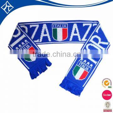custom cheap design logo print cotton soccer scarf wholesale china