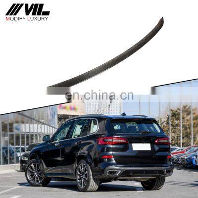 Universal Carbon Fiber Sport Middle Spoiler for for BMW X5 2019 2020