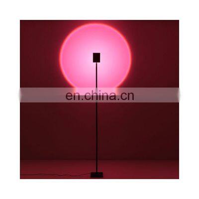 Hot Selling Sunset Projection Lamp Creative Art Night Lights Halo Lamp RGB LED Floor Lamp