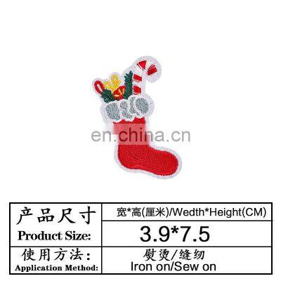 Kids Christmas Snowman Christmas Tree Old Man Custom Iron On Patches Embroidery photo-4