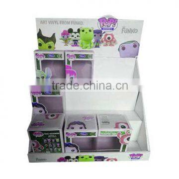 Colorful printed simple small counter display stands/large digital counter led display/cosmetic counter display